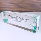 ARTBLOX | Custom Name Plate for Desk, Office Decor, Teacher Desk Name Plate, Teacher Gift, School Counselor Gift, Gift for Women, Teacher Appreciation