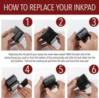 Self Inking Modern Address Stamps | Custom Return Address Stamper (Brandon, Xtra Large)