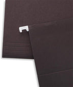Blue Summit Supplies Hanging File Folders, 25 Reinforced Hang Folders, Designed for Home and Office Color Coded File Organization, Letter Size, Black, 25 Pack