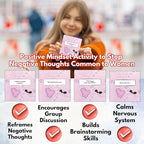 Redirect for Women Cards – Turn Automatic Negative Thinking (Ants) to Positive Affirmations to Improve Healing, Self-Esteem & Decrease Depression, Anxiety, Stop Intrusive Thoughts