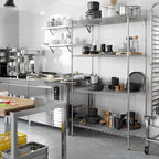 Regal Altair 24" Deep x 42" Wide x 74" Height Wire Shelving Kit | 4-Tier | NSF Commercial Storage Rack Unit