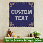 Custom Sign, Custom Street Sign, 11 Font Colors, 13 Font Styles, 4 Hole Options, 22 Sizes, 36x36 Inches, Rust Free DiBound, Fade Resistant, Made in USA by My Sign Center (Fauxsaic 1)