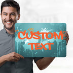 Custom Sign, Custom Street Sign, 11 Font Colors, 13 Font Styles, 4 Hole Options, 22 Sizes, 12x18 Inches, Rust Free DiBound, Fade Resistant, Made in USA by My Sign Center (Graffiti)