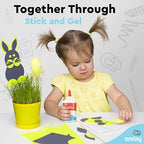 Liquid Glue (24 Pack) - 4 oz Washable School Glue, White Glue Bottles, Glue Bulk, Non-Toxic Liquid Glue for Kids - Glue for Slime, Arts and Craft Glue - by Enday
