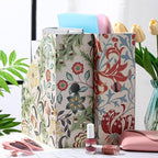 PerKoop 6 Pcs Magazine File Holder Foldable Decorative Cardboard File Folders 6 Patterns Floral Colored Magazine Rack with Printable Sticker Labels for School Office Home Desk (Floral)