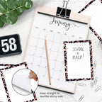 SXboxing Sticky Notes 4X6 Inches, 2 Pack Large Cute Self-Stick Pads, Bright Funny Memo Pads Easy to Stick for Home, Office Beautiful Leopard