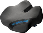 Everlasting Comfort Doctor Recommended Memory Foam Seat Cushion for Office Chairs & Car - Ergonomic Office Desk Accessories - Cushions for Tailbone Pain Relief,Sciatica (Premium Charcoal Black, Large)