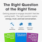 We! Connect Cards - Conversation Cards to Build Trust & Connection - Ideal Office Games, Ice Breakers & Educational Team Building Games - Featured by TEDx (60 Color-Coded Pieces)