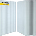 AUTORIFIC Acoustic Panels,10 Pack Sound Panels Noise Reducing for Walls,47.2"x23.6"x0.35" Soundproof Wall Panels,High-Density Acoustic Wall Panels,Decorative Wall Sound Absorbing Panel,White