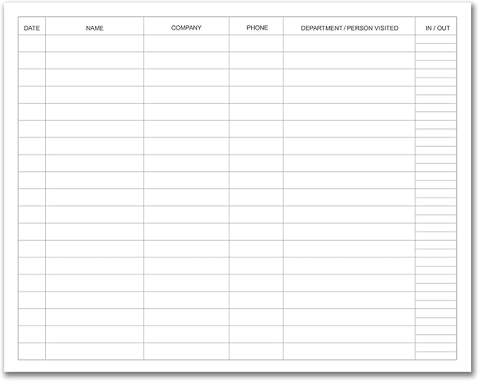BookFactory Visitor Log Book Visitor Register Visitors Sign-in Book - 120 Pages, 8 7/8'' x 7'' - Burgundy Cover, Section Sewn Hardbound (Made in USA)