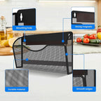 KZWKRG 2PCS Magnetic File Holder - No Drilling Magazine Paper Document Holder, Magnetic File Paper Mail Organizer, Magnetic Hanging File Organizer for File Cabinets, Office, Whiteboard