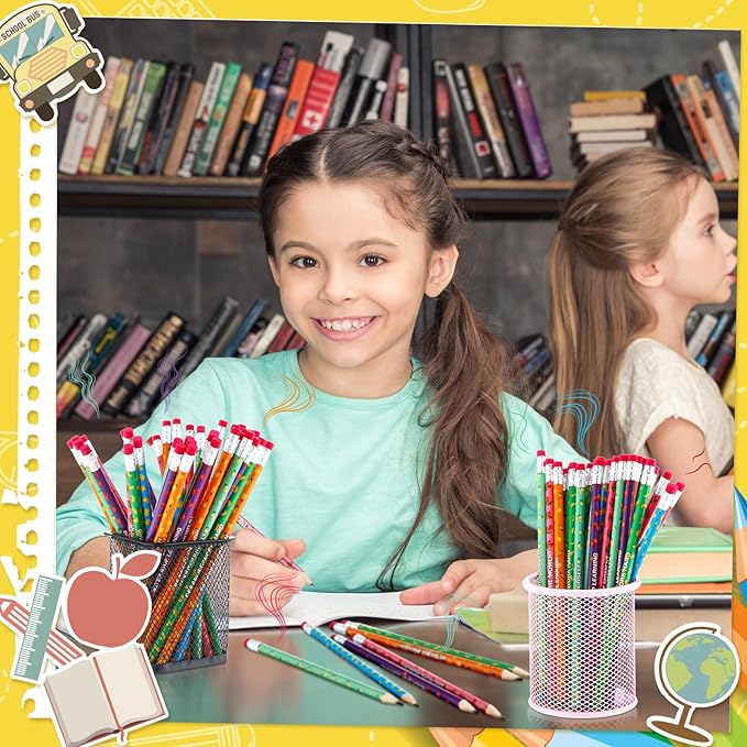 60 Pcs Scented Pencils Bulk for Kids Inspirational Motivational Cute Fun Fruit Wood Smelly Graphite Pencils with Erasers for School Classroom Office Students Girls Boys Gifts Supplies
