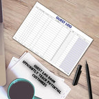 Guest Log Book for Automotive Dealerships – Customer Sign-in Tracking Log – 17" × 11" Visitor Registration Book – 100-Sheet Pad for Auto Service Centers, Repair Shops, Lead Management - 2 Pad