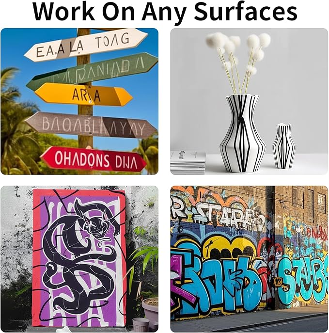 Jumbo Poster Markers Set: 12 Colors Large 15mm Wide Tip Permanent Ink Thick Acrylic Paint Pens for Rock Painting, Stone, Glass, Wood, Ceramic, Metal, Plastic, Fabric