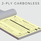 10 Pack Driver Daily Log Books for Truck Drivers with 7 & 8 Day Recap - 35 Sets of Forms Per Log Book, 2-Ply Carbonless, 5.5" x 8.5", DOT Log Book for Truck Drivers, FMCSA Compliant, Easy Tear-Out