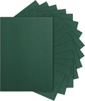 Silunkia 100 Sheets Dark Green Cardstock 8.5 x 11 Crafting Paper, 200gsm/75lb Heavyweight Paper Christmas Green Card Stock for DIY Cards Making, Greeting Cards, Invitations, Party Decorations, Menus