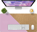 Bloss Purple Desk Mat, Leather Desk Pad, Desk Matt for Desktop, Waterproof Desk Pad Mat, Computer Mat for Office Work/Home/Decor/Desk Protector/Cover(31.5 x 15.7 Inches)