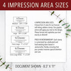 The Duncans Personalized Self-Inking Address Stamp | Envelope Return Address Stamp for Couples and Families | Custom Rubber Address Stamp (1, Medium)