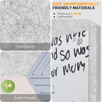 12'' Medium Hexagon Cork-Bulletin Board Tiles Adhesive 10PCS 12x10 inch Frameless Sticky Corkboard Hex Felt Pin Board for Office-Wall Decor, Removable Hexagonal Tack Pinboard with 30 Pushpins