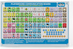 Outdoor Rated Plastic School Playground Communication Board - Weather-Proof Inclusive Communication Aid for Autism & Inclusive Play