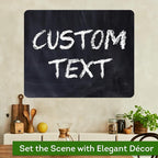 Custom Sign, Custom Street Sign, 11 Font Colors, 13 Font Styles, 4 Hole Options, 22 Sizes, 24x30 Inches, Rust Free DiBound, Fade Resistant, Made in USA by My Sign Center (Chalkboard Black)