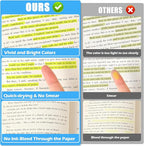Highlighters Bulk - Quick-Dry No Bleed Markers for Office Classroom School Supplies Adults Kids Teachers Students (Yellow, 60)