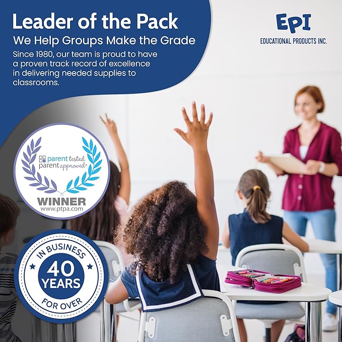 EPI Spiral Notebook | Wide - 70 Sheets, Durable Spiral Binding | 10.5 x 8 in | Classroom Supplies | School, Office, Note Taking, Journaling - 3 Pack
