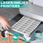 Address Labels 1’’x2-5/8’’ Stikcer Paper 30-UP 250 Sheets for Laser/Inkjet Printer Matte 7500 White Blank Printable Labels on 8.5x11 Inch for Mailing, Shipping, and Organizing