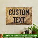 Custom Sign, Custom Street Sign, 11 Font Colors, 13 Font Styles, 4 Hole Options, 22 Sizes, 12x18 Inches, Rust Free DiBound, Fade Resistant, Made in USA by My Sign Center (Stone)