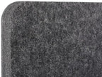 Stand Up Desk Store ReFocus Raw Freestanding Acoustic Desk Divider Privacy Panel to Reduce Noise and Visual Distractions (Anthracite Gray, 23.6" x 62")