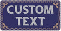 Custom Sign, Custom Street Sign, 11 Font Colors, 13 Font Styles, 4 Hole Options, 22 Sizes, 6x12 Inches, Rust Free DiBound, Fade Resistant, Made in USA by My Sign Center (Fauxsaic 1)
