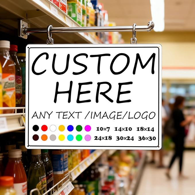 Custom business signs-36×30inches-Large size,Optional reflective,Strong and durable,for Wall decoration, Advertising, House rental