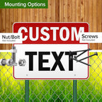 Custom Sign, Custom Sign for Business, Indoor/Outdoor use. 36x48 Inches, Reflective, Rust Free DiBound, Fade Resistant, Made in USA by My Sign Center (Header)
