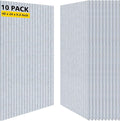Acoustic Panels,10 Pack Sound Panels,48"x24"x0.4" Soundproof Wall Panels,High-Density Large Acoustic Panels,Decorative Sound Dampening Panels,Light Camel