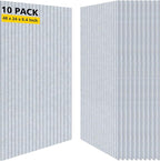 Acoustic Panels,10 Pack Sound Panels,48"x24"x0.4" Soundproof Wall Panels,High-Density Large Acoustic Panels,Decorative Sound Dampening Panels,Light Camel