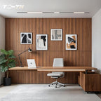 TO-TH Wood-Look Sound Panels, 4 Pack 47.2” x 23.6” Soundproof Wall Panels, Decorative Acoustic Panels,Wood Panels for Wall for Home, Office, Basement, Cherry with Mitered Edges