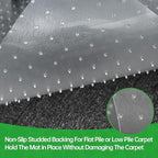 Office Chair Mat for Carpet - Clear Thick Desk Chair Mat for Carpet Plastic Floor Mats for Rolling Work and Gaming Chairs with Studs for Low Pile, Flat and No Carpeted Floors