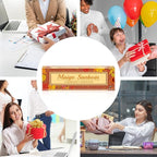 Personalized Name Plate for Desk Custom Acrylic Desk Name Plate Custom Employee Appreciation Gifts Office Gifts for Women, Men, Boss, Coworkers, Teacher, Nurse (Autumn)