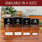 Self Inking Modern Address Stamps | Custom Return Address Stamper (Brandon, Xtra Wide)