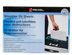 Rexel Shredder Oil Sheets, Pack of 12, A5 Size, Shredder Maintenance, 2101948,Blue