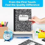 Rosmonde 2000 Pack (Pallet) Composition Notebooks Bulk, Wide Ruled, Full Pallet of Notebooks, 200 Pages (100 Sheets), 9-3/4 x 7-1/2, Bulk Notebooks for School, Bulk Office Notebooks, 4-7 Days Transit