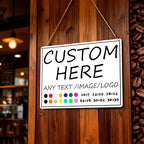Custom Signs Outdoor-30×24inches-Large size,Prefabricated holes, weather-resistant, rust-proof,Optional reflective, night road signs, night warning signs