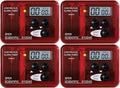Sper Scientific Continuous Alarm Timer with Count Up Count Down & Visual Indicator 810045 - Bright LED Alarm & 9999-Minute Range - Portable Design for Cooking, Experiments, Fitness & More - 4 pc