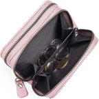 GOIACII Small Genuine Leather Wallet for Women, RFID Blocking Credit Card Holder Wallet
