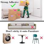 YSHIHE Colored Labels Stickers 3 x 2 Inch Rectangular Moving Labels 8 Colors Large Color Coding Labels - 240 Pack