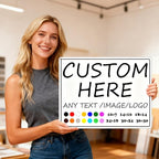 Custom Signs,Personalized Metal Signs-10×7inches-indoor/outdoor Weatherproof and rustproof for home,yard,business,school