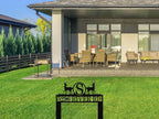 Personalized Metal Address Sign with Stakes, Custom House Number Sign for Yard, Metal Address Stake Sign, Outdoor Garden Address Sign, Custom Number Sign for Home, Unique Garden Gift