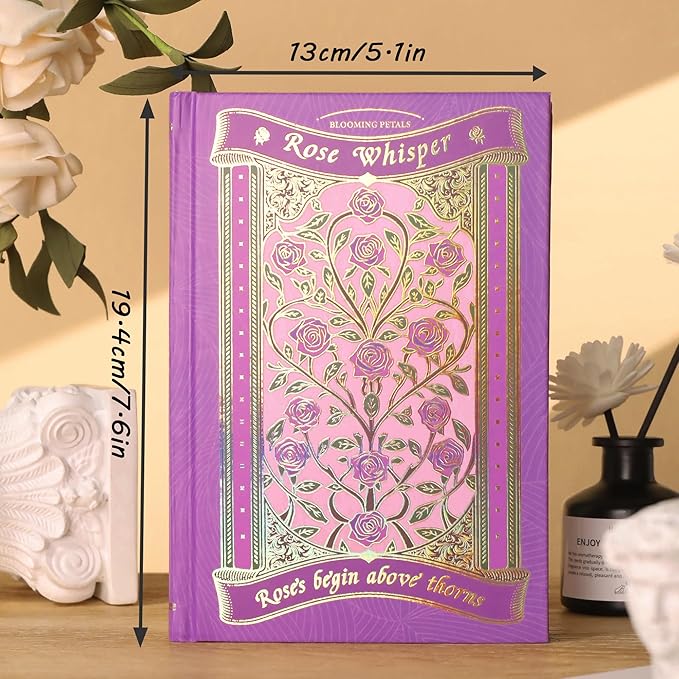 Journals for Women, 256 Pages 100 GSM Thick Paper, Hardcover Journal for Writing, College Rule Notebooks for Note Taking, Diary Notepad, 5.2 x 7.7 in