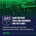 PlanetSafe Lubricants AiM Paper Shredder Oil/Lubricant - 1 oz - Reduces Friction & Noise, Keeps Blades Sharp, Water-Repellent - Ideal for Paper Shredders, Shredding, No Sheets - Made in The USA!