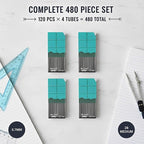 Mr. Pen- 0.7 Millimeter Lead Refills for Mechanical Pencils, 2B, 4 Pack, 480 PCS, 0.7 Lead Refills